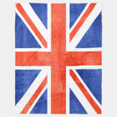 Couverture Polaire Flag de Grunge (Devant)