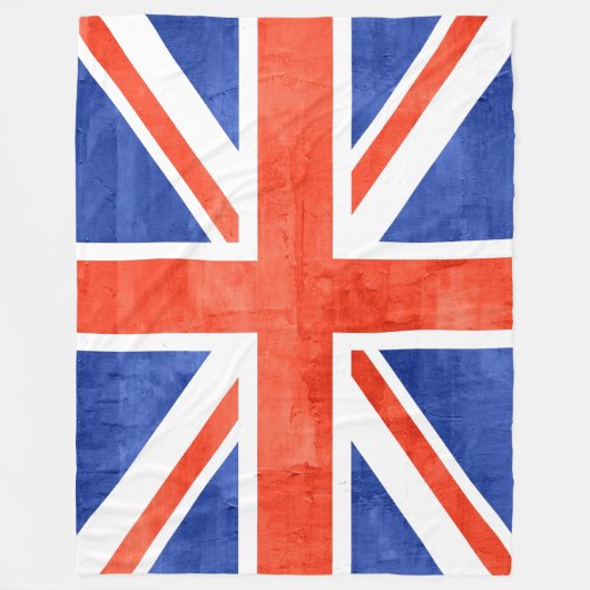 Couverture Polaire Flag de Grunge (Devant)