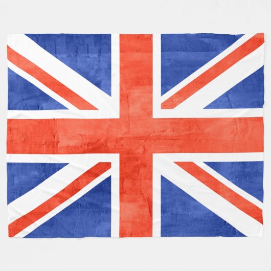 Couverture Polaire Flag de Grunge (Devant (Horizontal))