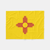 Couverture Polaire Flag du Nouveau-Mexique (Devant (Horizontal))