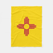 Couverture Polaire Flag du Nouveau-Mexique (Devant)