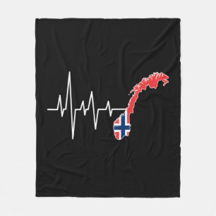 Couverture Polaire Flag norvégien