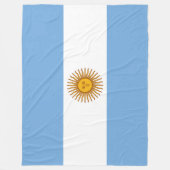Couverture Polaire Flag of Argentina (Devant)