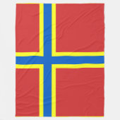 Couverture Polaire Flag of Orkney (Devant)