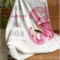 Flamant rose Aquarelle Exotique Rose Moderne Avec