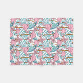 Couverture Polaire Flamant rose de Boho (Devant (Horizontal))