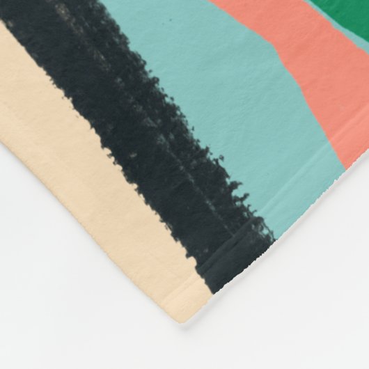 Couverture Polaire Flamant rose funky (Coin)