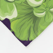 Couverture Polaire Flamant rose, plantes tropicaux, arrière - plan no (Coin)