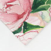 Couverture Polaire Flamant rose rose : Élégance Motif sans couture (Coin)