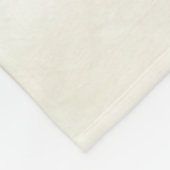 Couverture Polaire Flamant rose tropical Blanche polaire (Coin)