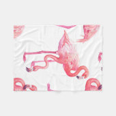 Couverture Polaire Flamants roses (Devant (Horizontal))
