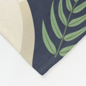 Couverture Polaire flamants roses, oiseaux exotiques, ananas, tropica (Coin)