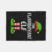 Couverture Polaire Flamboyant Elf Family Matching Group Christmas (Devant (Horizontal))