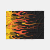 Couverture Polaire Flames Kustom (Devant (Horizontal))