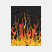 Couverture Polaire Flames Kustom (Devant)