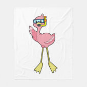 Couverture Polaire Flamingo (Devant)