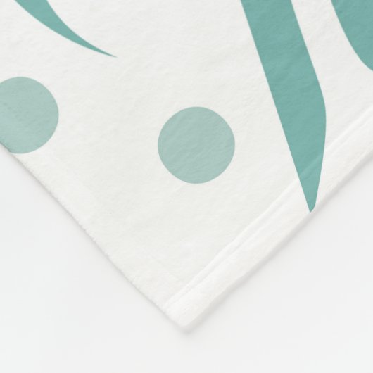 Couverture Polaire Flamingo tropical et feuille, motif d'été. (Coin)