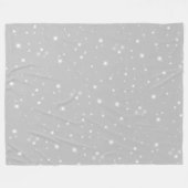 Couverture Polaire Flamme gris argenté (Devant (Horizontal))