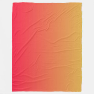 Couverture Polaire Flamme rouge et ombre jaune