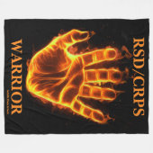 Couverture Polaire Flammes/mains...RSD/CRPS (Devant (Horizontal))
