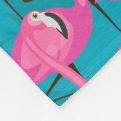 Couverture Polaire Flamongos au néon (Coin)