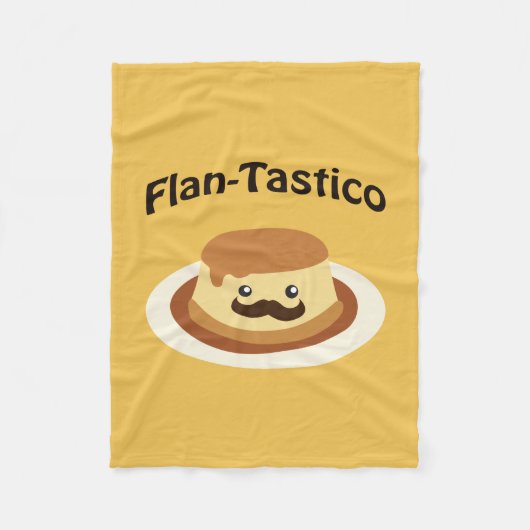 Couverture Polaire Flan-Tastico ! Flan mignon (Devant)