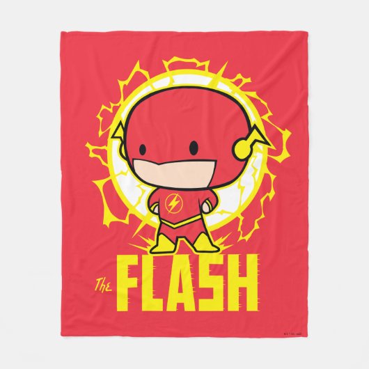 Couverture Polaire Flash Chibi Avec Électricité (Devant)