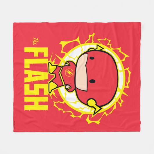Couverture Polaire Flash Chibi Avec Électricité (Devant (Horizontal))
