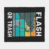 Couverture Polaire Flash rétroactif ou Trash Fun Rock Escalade Mounta (Devant (Horizontal))