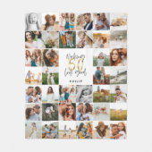 Couverture Polaire Flèche cadeau multi-script 50e anniversaire modern (Devant)