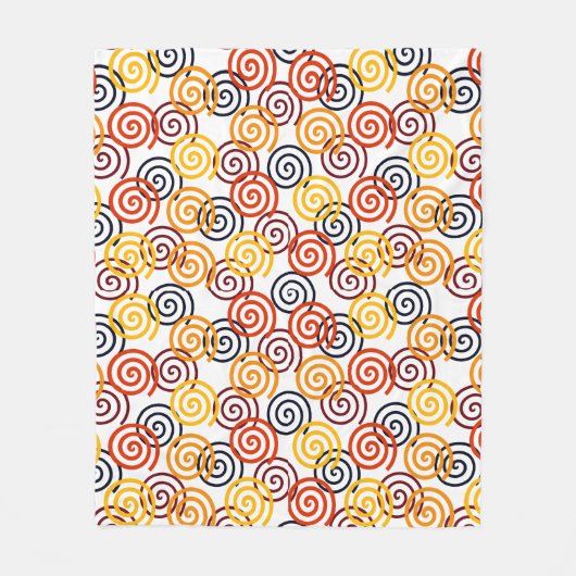 Couverture Polaire Flèches automnales (Devant)