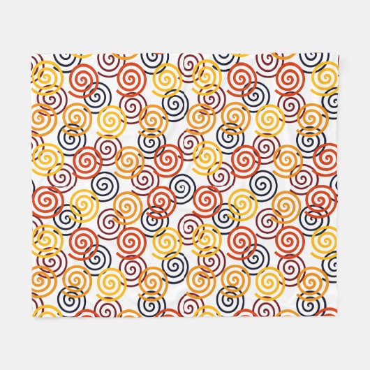 Couverture Polaire Flèches automnales (Devant (Horizontal))