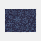 Couverture Polaire Flèches bleues sur bleu (Devant (Horizontal))