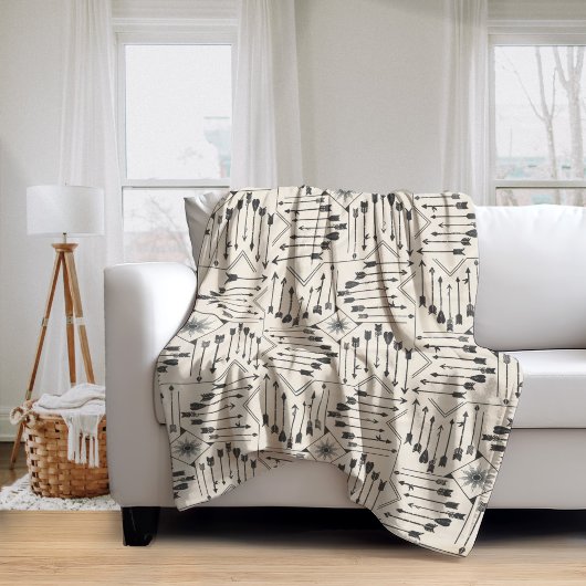 Couverture Polaire Flèches Boho et Sun V12 ID748