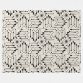 Couverture Polaire Flèches Boho et Sun V12 ID748 (Devant (Horizontal))
