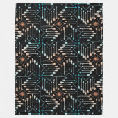 Couverture Polaire Flèches Boho et Sun V1 ID748 (Devant)
