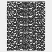 Couverture Polaire Flèches Fusées Titres animaux ours renard renard r (Devant)