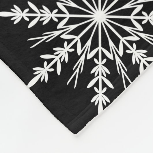 Couverture Polaire Flèches noires et blanches (Coin)