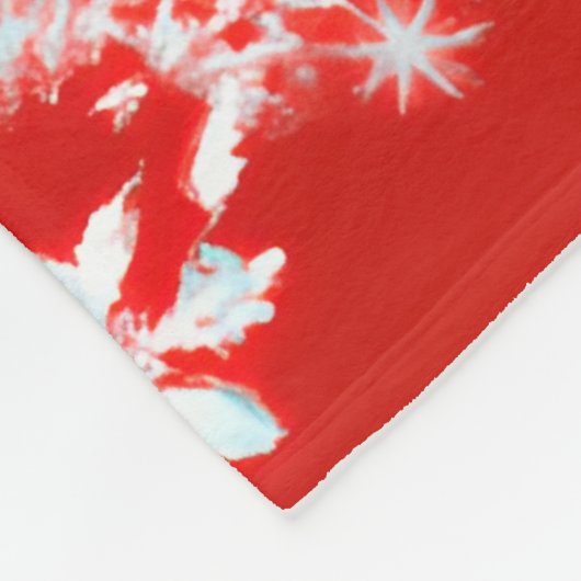 Couverture Polaire Flèches rouges et blanches (Coin)