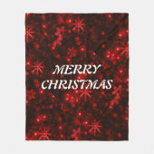 Couverture Polaire Fléchettes de neige Blanche-polaire Arrière - plan (Devant)