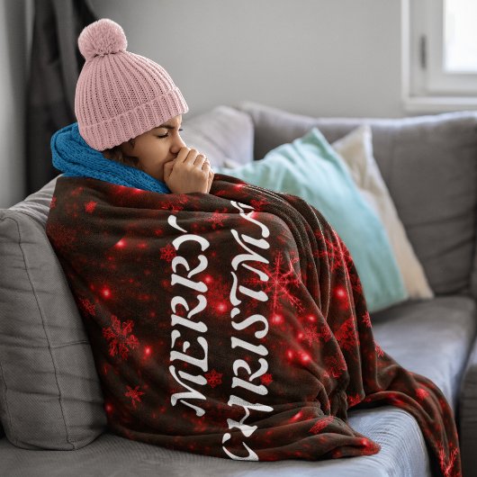 Couverture Polaire Fléchettes de neige Blanche-polaire Arrière - plan