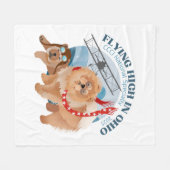 COUVERTURE POLAIRE FLEECE BLANKET AVEC LOGO 2025 CCCI NATL SPECIALTY (Devant (Horizontal))