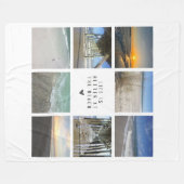 Couverture Polaire Fleece Blanket Beach (Devant (Horizontal))