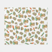 Couverture Polaire Fleece Blanket Casquette Boho fille (Devant (Horizontal))