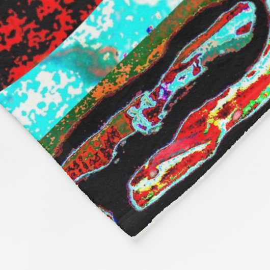 Couverture Polaire Fleece Blanket Collapse Reflection Abstract Design (Coin)
