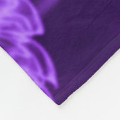 Couverture Polaire Fleece Blanket Fleurs d'Imaginaire violet (Coin)