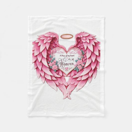 Couverture Polaire Fleece Blanket Jeter Mémorial Un morceau de mon co (Devant)