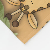 Couverture Polaire Fleece Blanket Jungle, Giraffe, Lion, Zèbre, Singe (Coin)