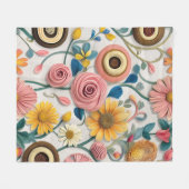 Couverture Polaire Fleece Blanket Les Motifs parfaits de la nature :  (Devant (Horizontal))