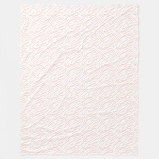 Couverture Polaire Fleece Blanket - Pink Animal Print Pattern (Devant)